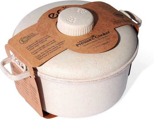 Handy Gourmet Eco Friendly Microwave Pressure Cooker - Easy Microwave Cooking - Easy & Fast Microwave Cookware