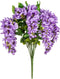 Vickerman Everyday Artificial Lavender Wisteria Bush - 19" Long - Sophisticated Faux Flowers with Lifelike Appearance