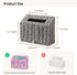 Unjumbly Hand Towel Box Cover, Designed for Kleenex Disposable Hand Towels, Paper Rope Tissue Box for Bathroom, Powder