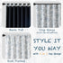 jinchan 95% 63 Inches 2 Blackout Nursery Curtains Long, Bunny Woodland Toile Easter Decor Curtains Blue on Beige Animal