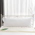 White Body Pillowcase with Ruffles, Cotton Pillow Sham Cover 21"X54" 1pc