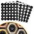 Set 18 100 Vetacsion of Magnetic Glass Spice Tins with Preprinted Seasoning Label Stickers (Include Black Metal