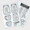 Kitchen Conversion Chart Wall Decor, Metric Measurement for Cooking, Baking, Fridge Decor, 11.4x8.3 in Sticker
