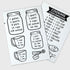 Kitchen Conversion Chart Wall Decor, Metric Measurement for Cooking, Baking, Fridge Decor, 11.4x8.3 in Sticker
