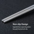 Stainless Steel Chopsticks - Titanium Plated Reusable Metal Chopsticks, Dishwasher Safe, 2 Pairs Gift Set Black Silver