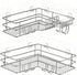 2-Pack SUS304 Corner Shower Shelves - Adhesive Shower Organizer for Shampoo &