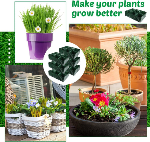 6 Pack 35 6 4 Gerrii Gallon Fabric Raised Garden Beds Rectangle Garden Planting Bed with Divided Grids Drainage Holes