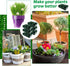 6 Pack 35 6 4 Gerrii Gallon Fabric Raised Garden Beds Rectangle Garden Planting Bed with Divided Grids Drainage Holes