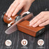 Rolling Knife Sharpener Tool, Gusneck Professional Knife Sharpener for Kitchen Knives, Magnetic Angles Support