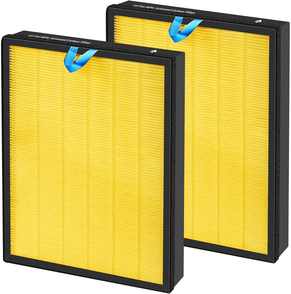 APPLIANCEMATES Vital 100S Pet Replacement Filter for LEVOIT Vital 100S/100S-P Air Purifier, 3-in-1 True HEPA Filters, 2