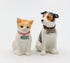 Fine Porcelain Dog and Cat Salt and Pepper Shakers Set, 3-3/8" H - 20781