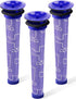 3 Pack Pre Filters Replacement for Dyson V6 V7 V8 DC59 DC58, Compatible with Part 965661 01