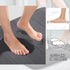 Yimobra Memory Foam Bathroom Rugs Set, 2 Piece Quick Dry Non-Slip Bath Mat for Tub Shower & Sink (Dark Gray)