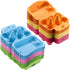 LayHyand Dozen 36 Pack, 6 Count 36 Half Egg Cartons Colorful Blank Natural Pulp Egg Holder for Chicken Eggs Reusable
