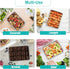 TeamFar Rectangular Cake Pans with Lids - 10.5’’ x 8’’ Stainless Steel Lasagna Brownie Pan