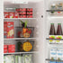 MaraFansie 2 Pack Hanging Kitchen Baskets, Wire Storage Basket Over the Cabinet Door Organizer with Adhesive Strips