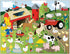 Fun Express Make Your Own Farm Sticker Scene - 12 Large Sheets - DIY Stickers for Kids - Party Favors
