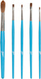 Ateco Brush Set with Sable Bristles, 4 Piece Set for Fine Detail Work