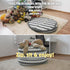 2 1 100% SMART WALLABY Stuffed Animal Storage Bean Bag Chair | Sizes in | Cotton Washable Kids Plush Toys Organizer |