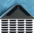 24 PCS Rug Tape, Non Slip Rug Grippers, Hold Carpet in Place on Hardwood Floors and Tiles