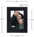 Malden International Designs 5x7 Picture Frame, Black, 1 Count (Pack of 1)