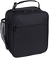 Black Lunch Box for Teens Boys Kids Men - Insulated Thermal Tote Cooler Bag for Girls Women, Portable and Reusable