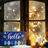 Blulu Hello Winter Door Sign Decoration, Welcome Winter Wall Decor Glove Hanging Sign for Porch Farmhouse Outdoor Home