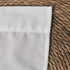 Boho Tassel White Valances for Windows, Semi Sheer Kitchen Valance, Bedroom Bathroom Small Window Cafe Curtains, 54x15