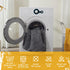 Full Size Waterproof Mattress Protector, 40% Rayon Derived from Bamboo Grey Cover, 3D Air Fabric with Deep Pocket 6"-15"