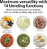 Wave Crusher Blender for Shakes and Smoothies, 40 Oz Glass Jar, 14 Functions, Black + Stainless Steel by Hamilton Beach