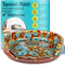 Elevated Lifestyle Ceramic Spoon Rest – Decorative Serving Spoon Holder for Kitchen Counter & Stove Top (Marbled