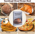 40oz Set 9" 10" Sourdough Starter Kit, Sourdough Bread Baking Supplies, Sourdough Starter Jar, Silicone Banneton Bread