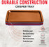 Bakken Swiss Air Fryer Tray, 2-in-1 Nonstick Copper Crisper Air Fry Basket - Extra-large 9.5"x13" for Baking & Crispy