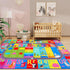 4x6 HOMORE Kids Educational Rug, Kids Collection Area Rug for Learning Alphabet, Numbers, Colors, Season and Animal