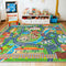 Car Rug Play Mat for Kids Toy Cars, Road Traffic Playmat for