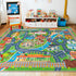 Car Rug Play Mat for Kids Toy Cars, Road Traffic Playmat for