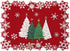 36 inches Christmas Tree Table Runner Embroidered Xmas Red White Snowflakes Runners Snow Decorations Long Coutout
