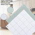 QAJ 12 Pack Set, 100% 16 25 inche 13 13inche Kitchen Towels and Dishcloths Cotton Soft and Absorbent Kitchen Towels x