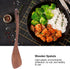 Wooden Spatula for Cooking, Nonstick Teak Wooden Shovel with Long Flat Handle for Kitchen Cooking