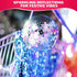 24 PCs Mini Disco Balls Set - 1.8 in Ornaments for Parties, Lightweight & Portable Decorations, Silver Sparkle