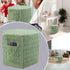 2 Hexagon Pouf Ottoman Stuffed with Pockets & Handle, Comfort Corduroy Poufs, Non-Slip Foot Stool Storage Ottoman, Foam