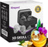 ShapedIceMolds 3D Large Skull Ice Cube Mold Tray with Lid for Whiskey Drinkers, Home Bar Enthusiasts