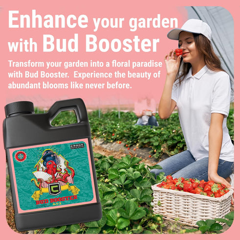 500mL Cronk Nutrients Bud Booster - Best Budding Fertilizer for Maximum Blooms - Hydroponic Nutrients for the Bloom