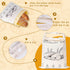 Set 2 of Beeswax Bags for Sourdough & Artisan Bread (Amber Wheat)