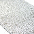 ShinyBeauty Silver Sequin Table Runner 12x108 Inch - Roll-Up Wedding Party Decor, Sparkling Holiday Tablecloth