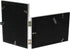 Brushed Aluminium Satin Silver Twin 2 Picture Double Folding Photo Frame Gift - Takes 2 Standard 6 x 4 inch Photographs