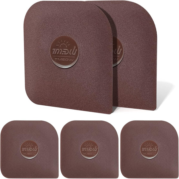 Pan Scraper - 5 Pcs Non Scratch Pot Scraper for Cast Iron, Sturdy Kitchen Tool for Cleaning