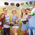 Blulu 80s Party Decorations, 80s Theme Birthday Party Supplies, Banners, Photo Booth Props, Hip Hop Backdrop