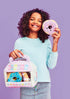Set iscream Play with Your Food! Box of Donuts Fleece Play Pillow with Embroidered Accents