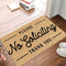 Welcome Mats for Front Door, No Soliciting Doormat, Non-Slip Outdoor Entry Mat, Funny Kitchen Rugs, 17x30 Inch